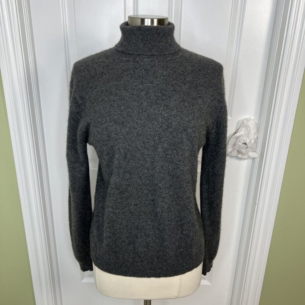 Kirkland Signature 100% Cashmere Turtleneck Sweater Women's XL EUC